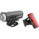 Procraft Lichtset Allround Advanced StVZO Standardgröße Schwarz - sicheres Fahrradlichtset