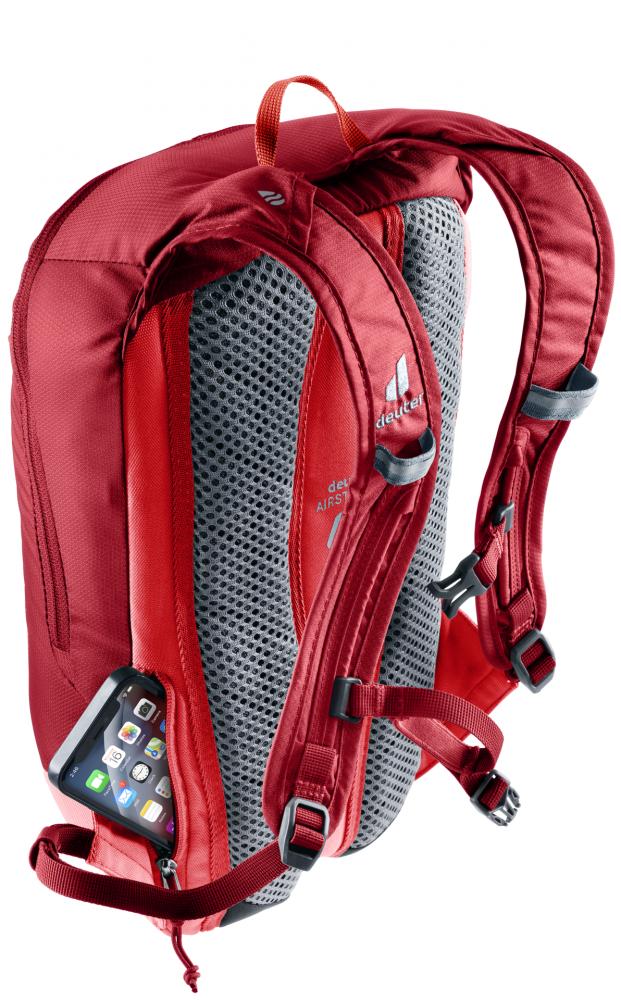 Deuter Junior Bike Fahrradrucksack 8L masala-cherry - Leicht & sicher für Radfahrer