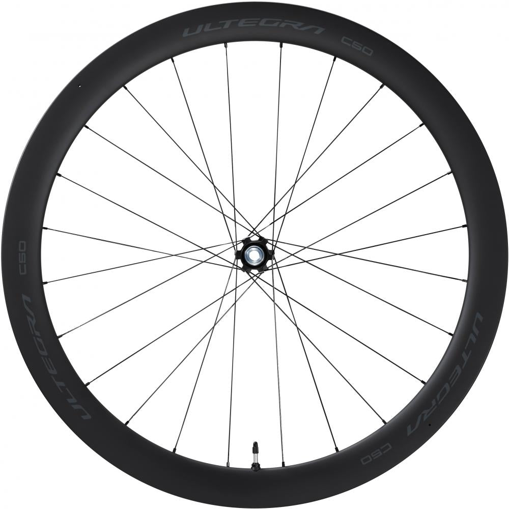 SHIMANO Vorderrad ULTEGRA WH-R8170 C50 TL Laufrad 28" 24 Loch Center-Lock 100x12 mm
