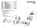 Race Face Vault 421 Nabe Achse, HR, silber - präzise Achse für Vault-Hinterradnaben