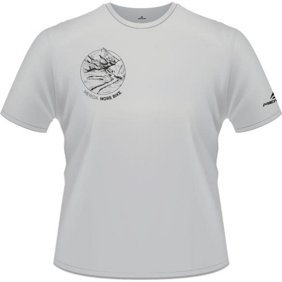 Merida T-Shirt MERIDA Mountain Edition Herren S Grau - atmungsaktives Funktionsshirt