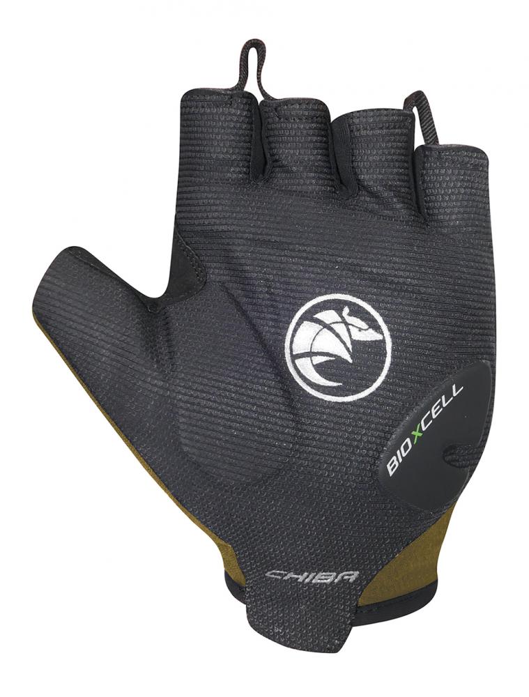 CHIBA BioXCell Road - Radhandschuhe olive XL mit 2-stufiger BioXCell-Polsterung