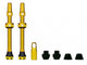 Muc-Off Tubeless Ventil Kit V2 44 mm Gold - Flugzeugaluminium für MTB & Rennrad