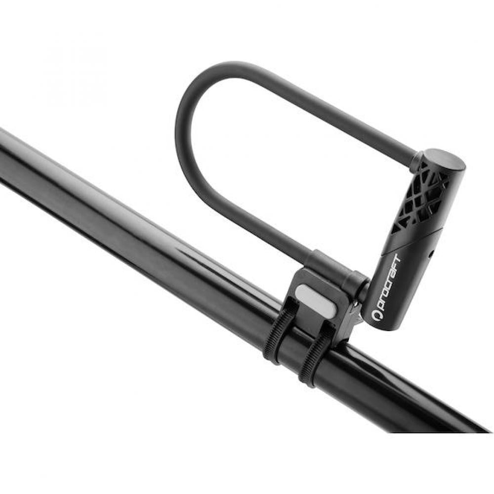 Procraft Bügelschloss Urban Essential 250 mm Schwarz - hohe Sicherheit in moderner Ausführung