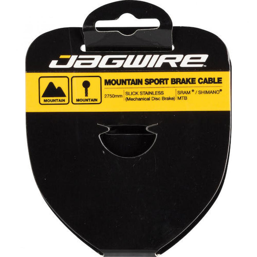 Jagwire Bremszug Mountain Sport Edelstahl geschliffen 1,5 x 2000 mm Silber - Reibungsarme Performance