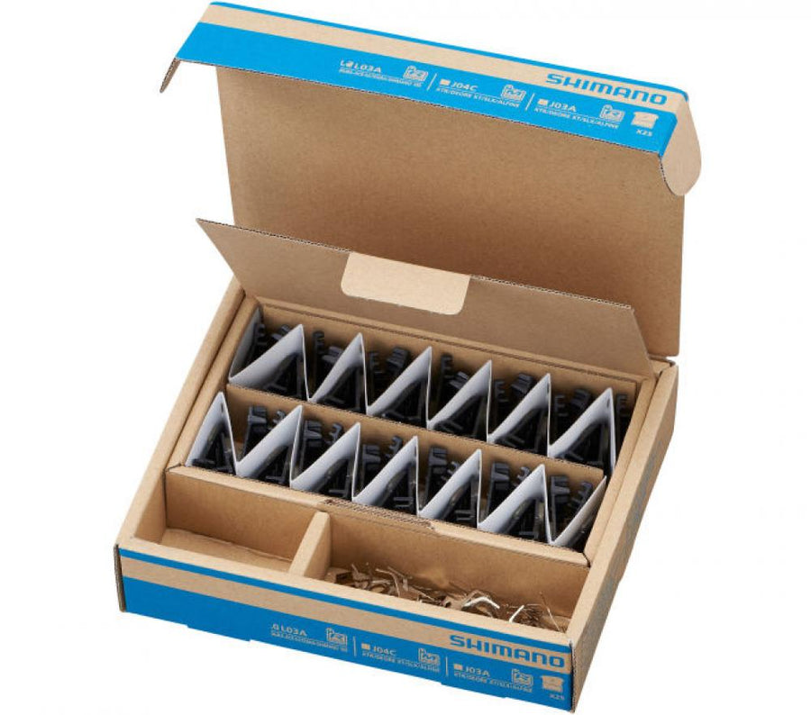 SHIMANO 25 Paar Werkstattpackung Scheibenbremsbelag L05A-RF Resin Aluträger - Radsport
