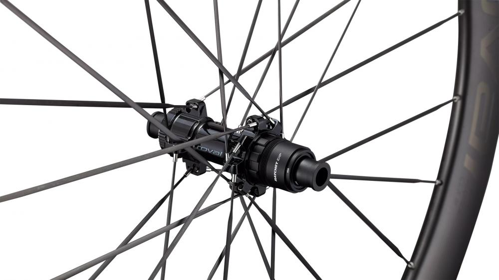 Specialized Rapide CLX III 700C Hinterrad - Carbon Aero-Laufrad Satin Carbon/Gloss Black