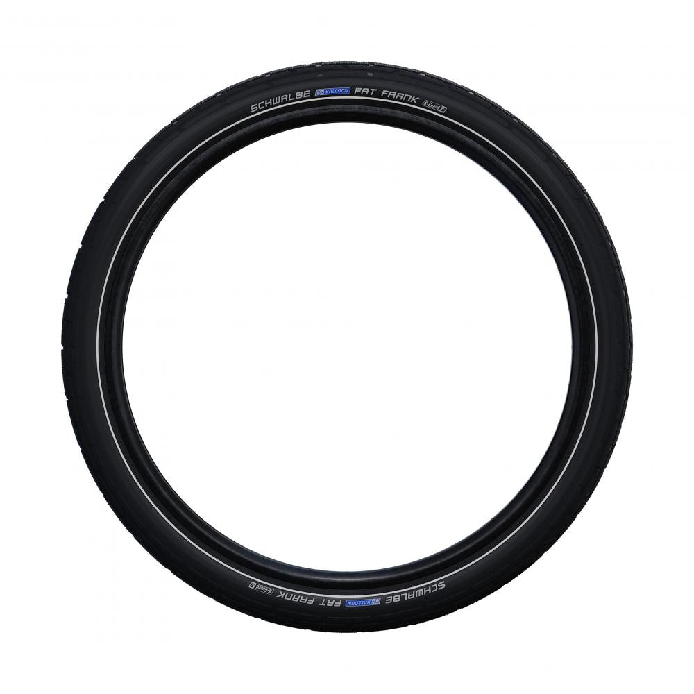 Schwalbe Fat Frank 26x2.35 60-559 K-Guard Active Line HS375 Fahrradreifen in Schwarz für City-Bikes und Cruiser.