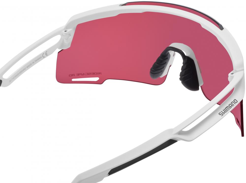 SHIMANO BRILLE EQUINOX RIDESCAPE ROAD MATTE WHITE Brille - Radsport