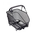 Schwarzer Racktime Baskit Trunk Small Fahrradkorb, 20l, mit Snapit 2.0 Adapter für Fahrräder.