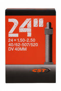 CST Fahrradschlauch 24x1.50-2.50" DV 40mm  40/62-507/520 Citybike MTB Trekking