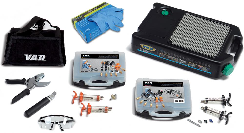 VAR Entlüftungsset FR-35021 Komplett-Set - zeitgemäße Lösung für hydraulische Bremsen