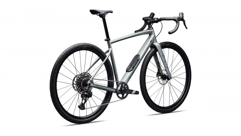 Specialized Diverge 4 Comp Alloy Gravelbike - Größe 56, Satin Shadow Silver Fjord, E5 Aluminium, SRAM Apex Eagle 1x12, Future Shock 3.1