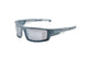 Cratoni Sportbrille Raw grey-blue matt - smoke w/ silver mirror Größe UNI