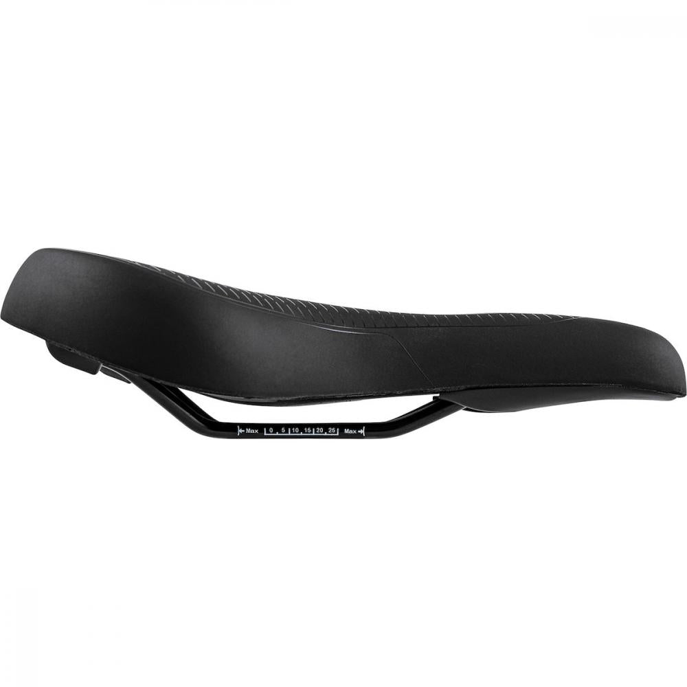 Procraft Sattel City II 285 x 180 mm Schwarz - komfortabler City-Fahrradsattel