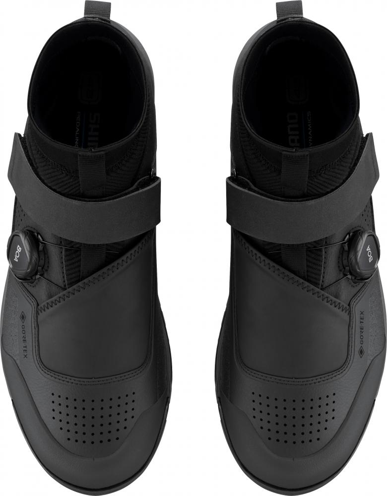 SHIMANO Fahrradschuhe GE900GTX Herren/Damen MTB SPD Größe 47 Schwarz - Gravity Enduro Wetterschutz