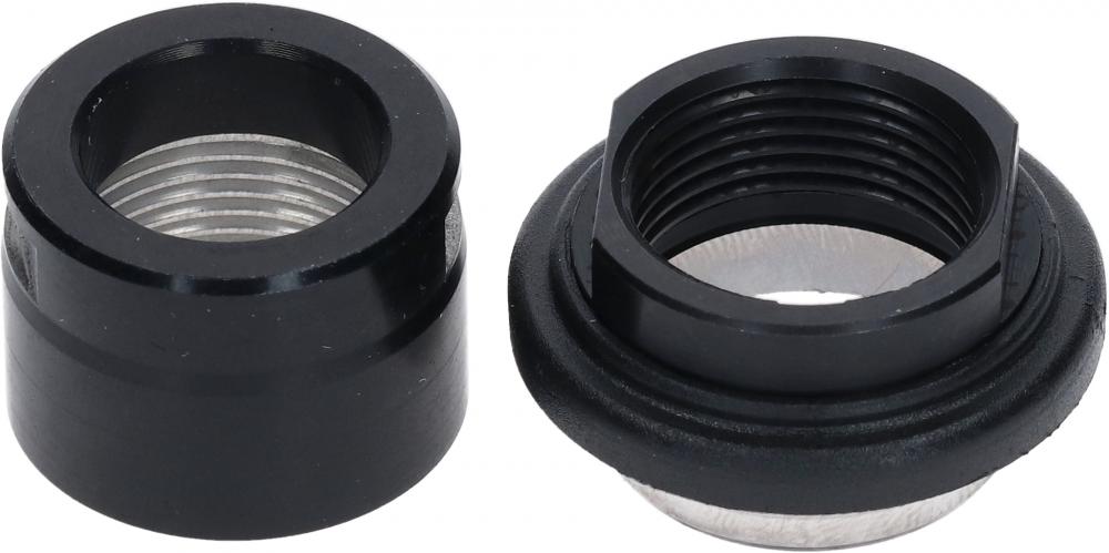 SHIMANO Mutter Links WH-R9170-C60-TU-R12 inkl. Staubkappe und Konus - Rennrad, 12 mm Steckachse, Scheibenbremse