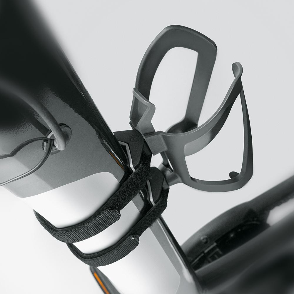 SKS Flaschenhalter Anywhere Topcage Schwarz - Robuster Flaschenhalter für alle Fahrradtypen