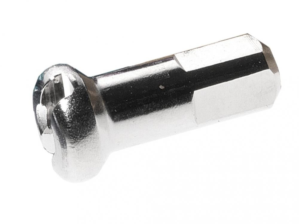 DT Swiss Pro head Speichennippel Messing 12mm silber für E-Bike Laufräder.