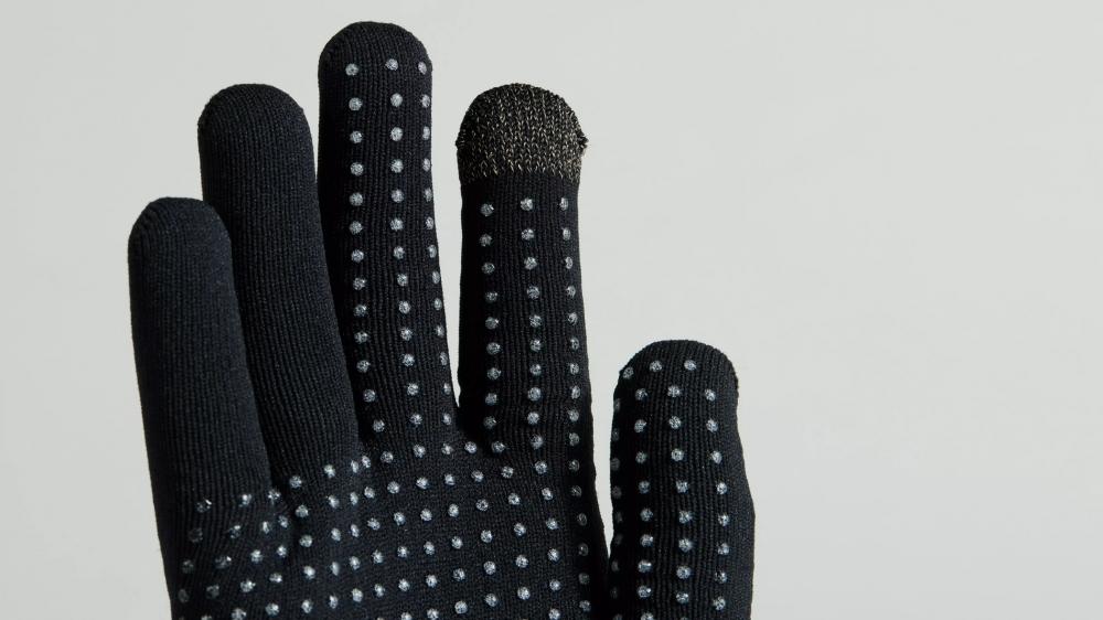 Specialized THERMAL KNIT Handschuh LF BLK S BLACK S - warmer MTB Langfinger Handschuh - Handschuh Langfinger