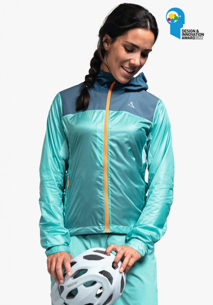 Schöffel Hybrid Jkt Flow Trail L hidden cove grün Größe 40