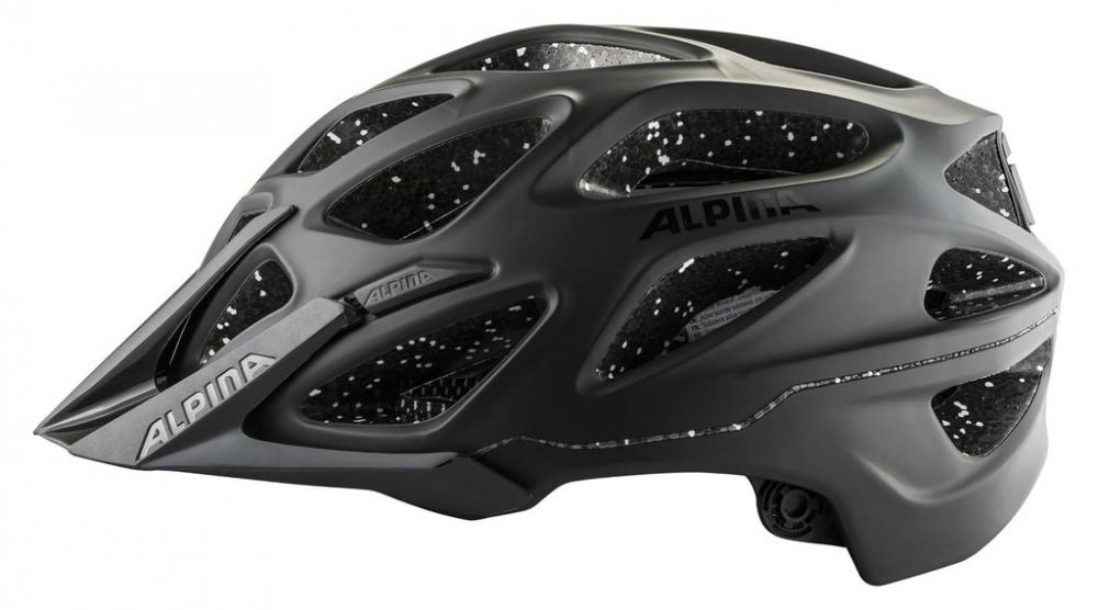 Alpina Fahrradhelm Mythos Tocsen schwarz matt 52 bis 57cm