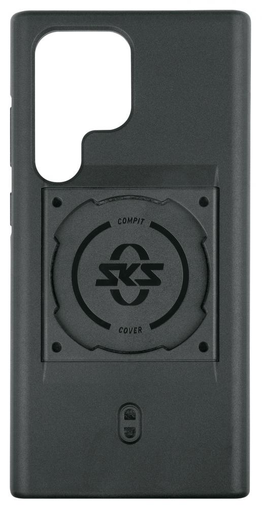 SKS COMPIT Cover für Samsung Galaxy S24 Ultra: Stoßdämpfende Smartphone-Hülle, kompatibel mit Wireless Charging, zur sicheren Befestigung an COMPIT-Halterungen