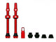 Muc-Off Tubeless Valve Kit V2 44 mm Rot - Ultraleichtes 7075-Aluminium für MTB & Rennrad
