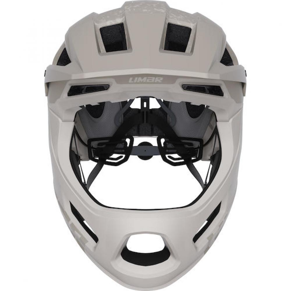 Limar Livigno + Mips Matt Sand M - leichter Fullface-Helm mit maximalem Schutz