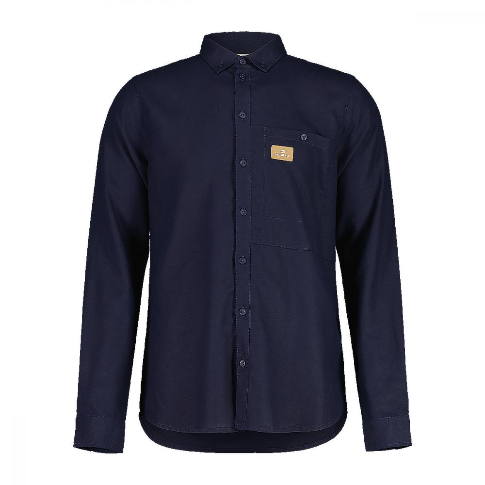 MAGURA Night Blue Shirt highfivemtns, M Blue - atmungsaktives Funktionshemd mit Hanf