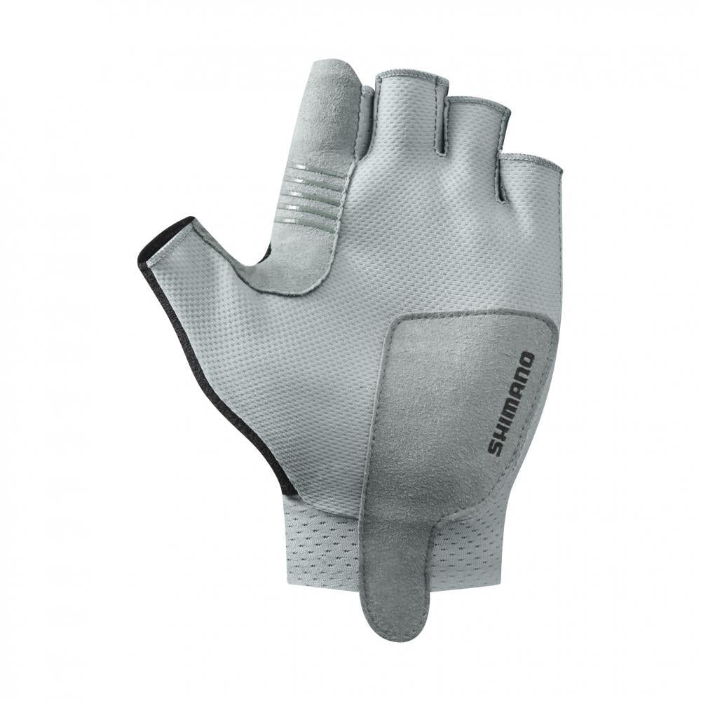 SHIMANO S-PHYRE LEGGERA Gloves Ice Gray S Gray - superleichte Rennradhandschuhe mit Top-Grip