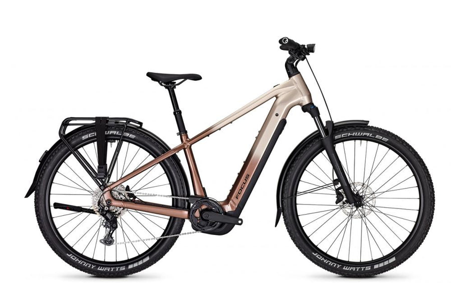 Focus AVENTURA² 6.7 E-Trekkingbike 29 Zoll Diamant M 42 Zentimeter - Bosch Performance, 540 Wh, Shimano Cues 9-fach, braun