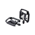 BBB Cycling BBB Pedale Dual Choice schwarz One Size schwarz - vielseitiges Kombipedal für Klick- und Stradenschuhe