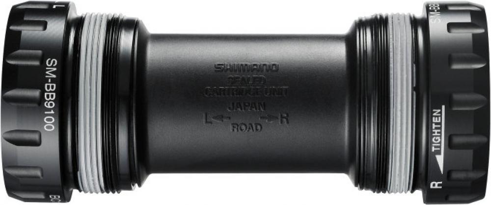 Schwarzes SHIMANO DURA-ACE R9100 BSA Innenlager SM-BB9100 für BSA-Gewindegehäuse.