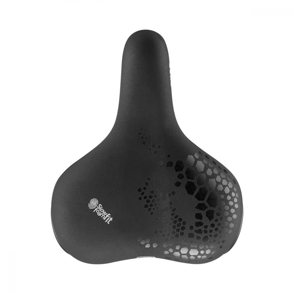 Selle Royal Fahrradsattel Freeway Fit Relaxed Schwarz für maximalen Komfort bei aufrechter Sitzposition.