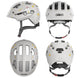 Abus Kinderhelm Smiley 3.0 grey police M 50 bis 55cm