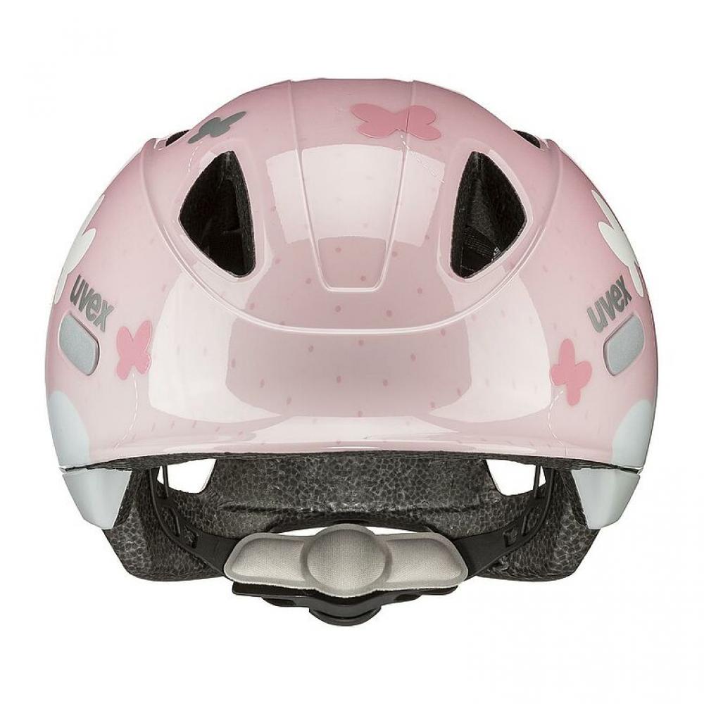uvex oyo style - Kinder-Fahrradhelm (45-50 cm) - Inmould-Technologie - IAS-System - xTRA Shield - KID PROtect Pad - Belüftung - LED-kompatibel - butterfly pink