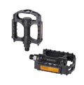 XLC Sport Pedal Gummikralle grau schwarz 9/16 Reflektor