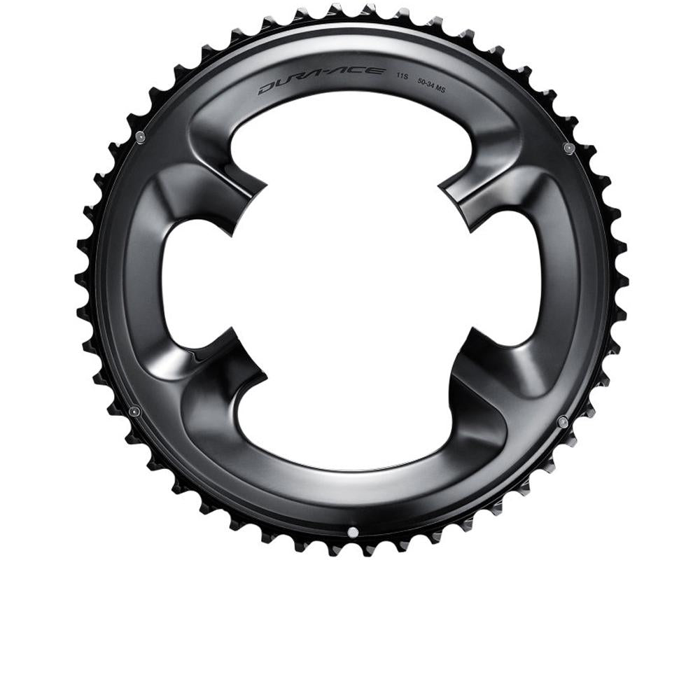 SHIMANO Kettenblatt DURA-ACE FC-R9100 53 Zähne - maximale Antriebs-Effizienz für Rennräder