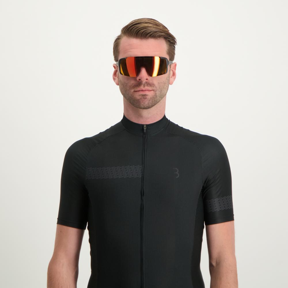 BBB Cycling BBB Sportbrille Chester MLC rot Größe M matt - stabile Sportbrille mit modernem Look