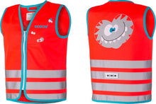 Wowow Sicherheitsweste Crazy Monster Jacket für Kinder Größe S rot