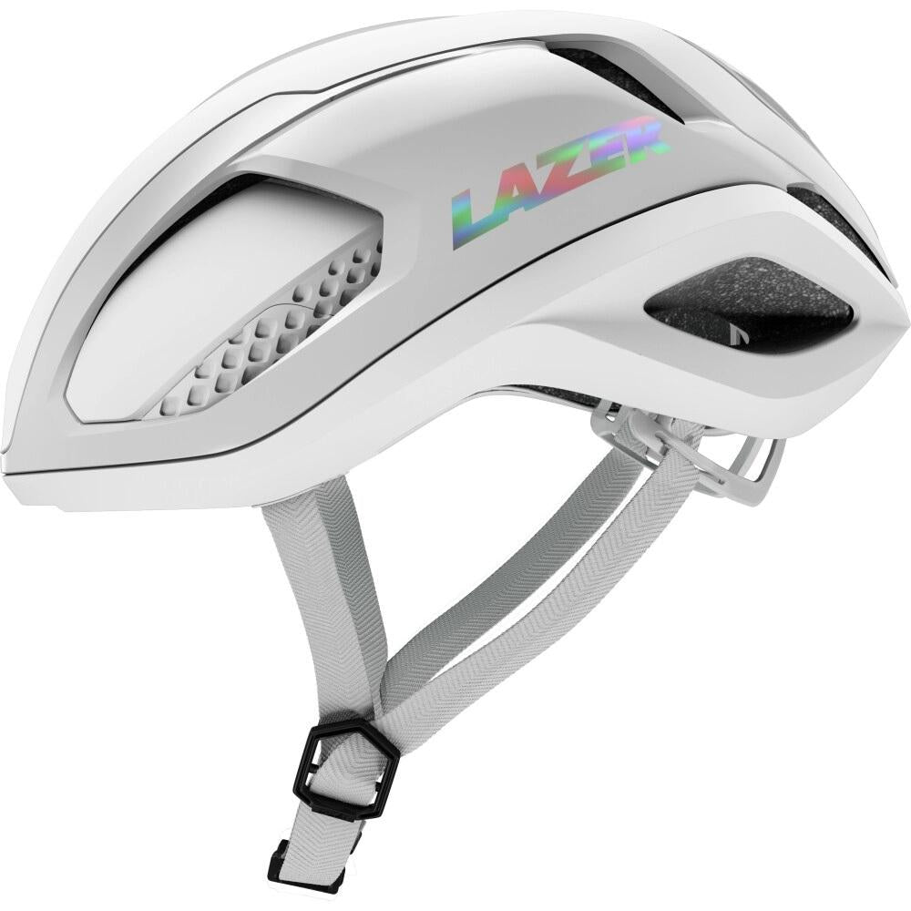 LAZER Helm Vento KinetiCore Road Pure White (S) - aerodynamischer Rennradhelm