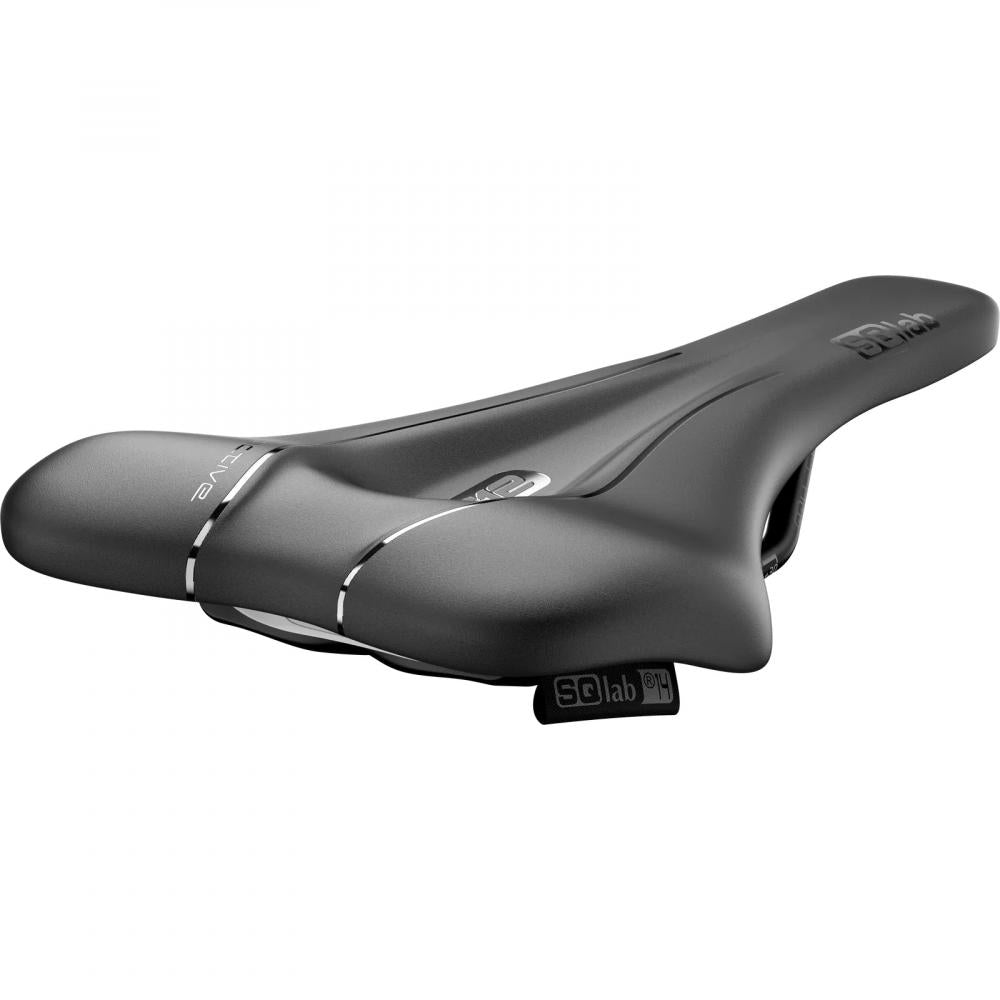 SQlab 612 ERGOWAVE active 2.2 Fahrradsattel 14cm - Ergonomischer MTB Sattel mit Stufensattel-Technologie