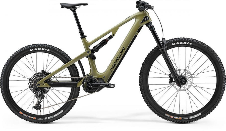 Merida eONE-SIXTY 6000 III1 XL (47) grün/schwarz - leistungsstarkes E-MTB für anspruchsvolle Trails