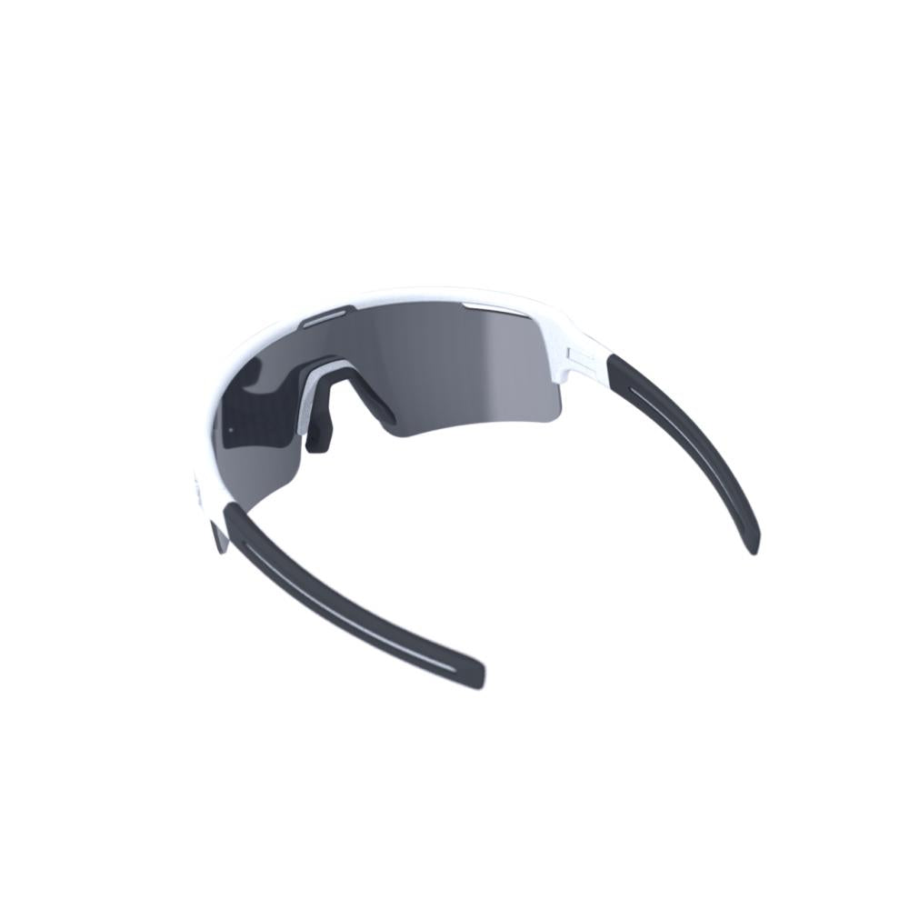 BBB Cycling BBB sportbrille Fuse PC flash Größe M matt weiß - leichte Sportbrille mit Top-Sicht
