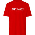 DT Swiss T-Shirt DT SWISS Classic Logo XL Rot - sportliches Unisex Shirt in moderner Ausführung