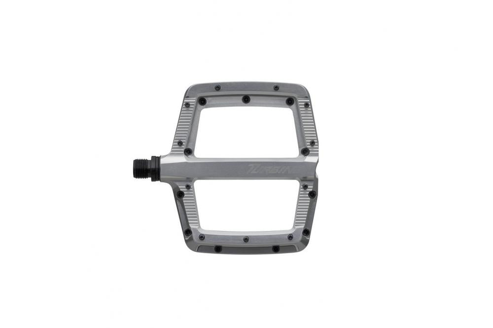 Race Face Turbine Plattform-Pedal, silver - leichtes Performance-Flatpedal für Trail & Enduro