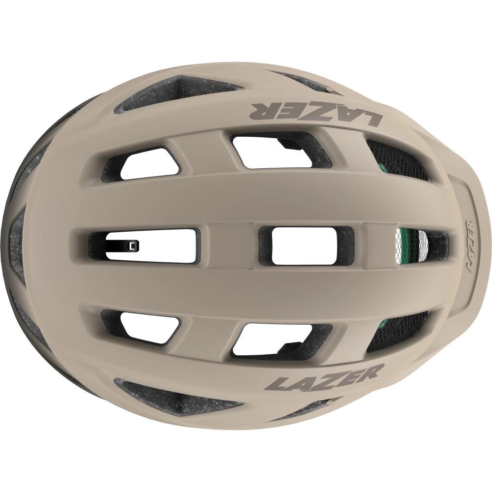 LAZER Helm Cerro KinetiCore Freizeit matt taupe L (58-61 cm) - sicher & komfortabel