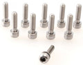 Procraft Schraube Titan M6 x 25 mm silber - ultraleichte Hochleistungs-Schraube