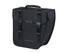 Basil Tour Right Einzelfahrradtasche - 14 Liter schwarz wasserabweisendes 600D-Polyester Hook-On-System reflektierend für E-Bikes und Cityräder 34x14x34 cm - Gepäckträgertasche